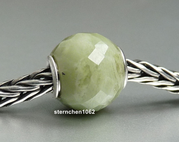 Preview: Trollbeads * Runder Grün Gelber Calzit, Facettiert * 03