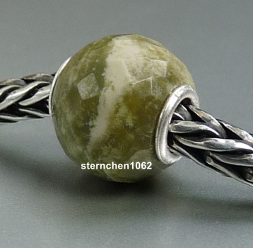 Preview: Trollbeads * Runder Grün Gelber Calzit, Facettiert * 06