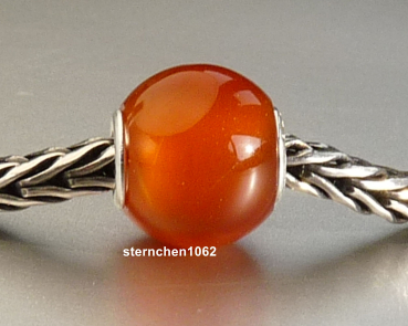 Preview: Trollbeads * Runder Karneol * 45