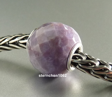 Preview: Trollbeads * Runder Purple Jade, facettiert * 13