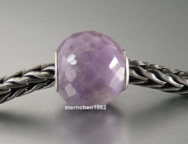 Preview: Trollbeads * Runder Purple Jade, facettiert * 12
