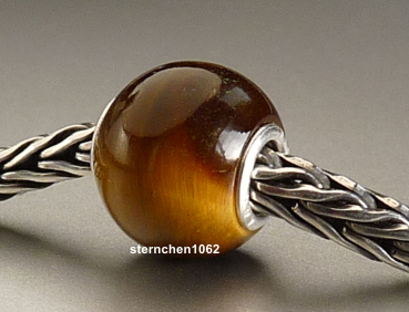 Preview: Trollbeads * Rundes Gelbes Tigerauge * 03