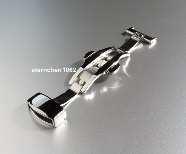 Preview: Eulit * Faltschließe Butterfly * Edelstahl * 16 mm