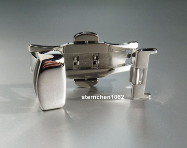 Preview: Eulit * Faltschließe Butterfly * Edelstahl * 16 mm