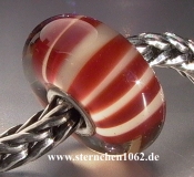 Original Trollbeads * Schoko-Streifen * 09 Frühjahr 2012