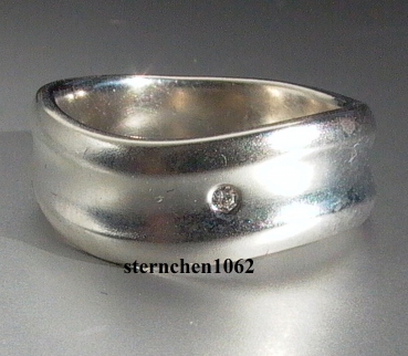 Unique * Ring * 925 Silver * Brillant *