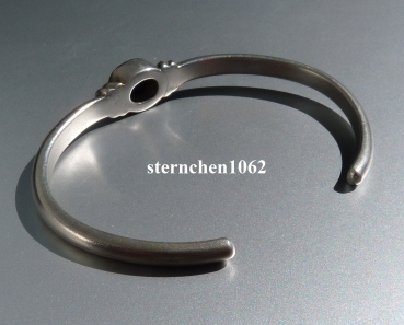 Preview: Einzelstück * Armreif* 925 Silber * 750 Gold * Saphir