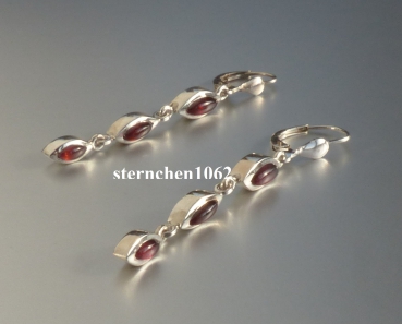 Preview: Ohrringe * Ohrhänger * 925 Silber * Granat *