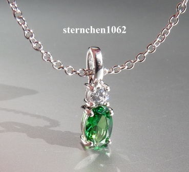 Viventy Necklace with Pendant * 925 Silver * synthetic colored stone * Zirconia * 785762