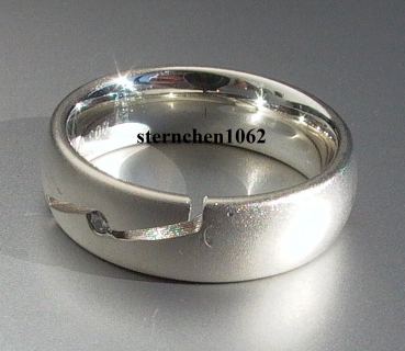 Preview: Einzelstück * Ring * 925 Silber * Brillant *