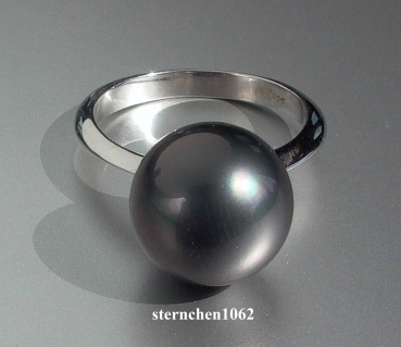 Ring * 925 Silver * Tahitian pearl