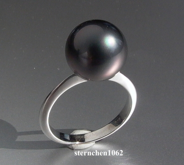Ring * 925 Silver * Tahitian pearl