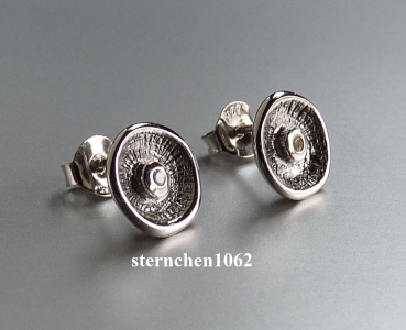 Preview: Ohrstecker * 925 Silber * rhodiniert * Zirkonia