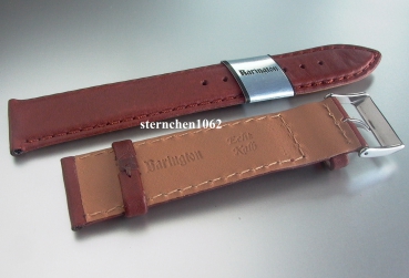 Barington * Leather watch strap * Soft Nappa * medium brown * 20 mm