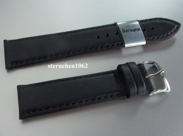 Barington * Leather watch strap * Soft Nappa * black * 22 mm