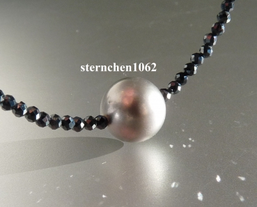 Gemstone Necklaces * Spinel * Freshwater  - Pearl * 925 Silver