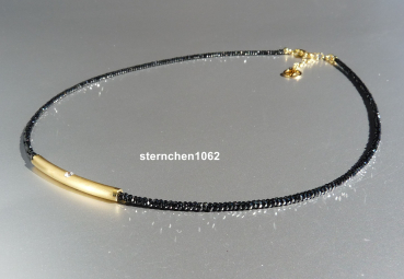 Preview: Edelstein Kette * Spinell * Zirkonia * 925 Silber