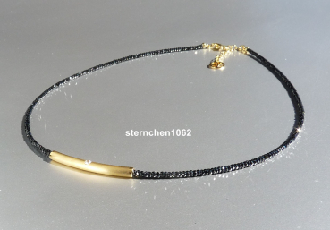 Preview: Edelstein Kette * Spinell * Zirkonia * 925 Silber