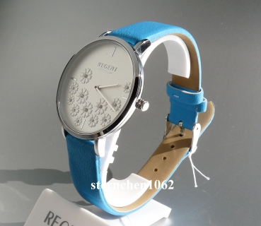 Preview: Regent * Metal * Synthetic leather * Quartz * 12111286 * Ladies watch