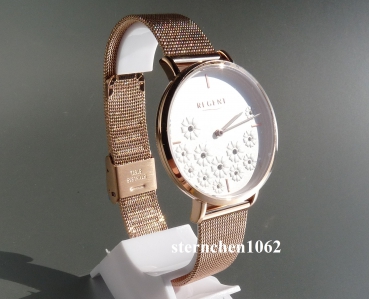 Preview: Regent * Metall * Milanaiseband * rosefarben * Quarz * 12211085 * Damen-Armbanduhr