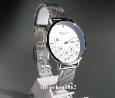 Preview: Regent * Metall * Milanaiseband * Quarz * 12221141 * Damen-Armbanduhr