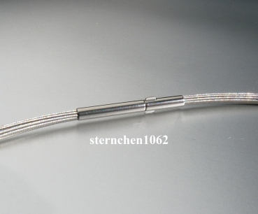 Preview: Halsreif * Edelstahl * 12-reihig * 42 cm