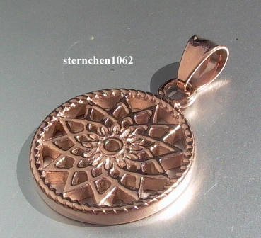 Dreamcatcher Pendant * Steel rose ion plating * Star * 2,5 cm