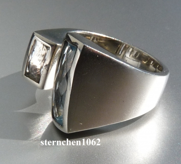 Unique * Ring * 925 Silver * Topaz