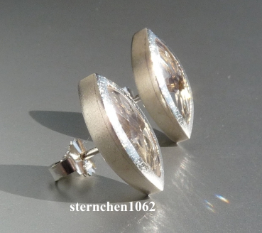 Earring * 925 Silver * Topaz