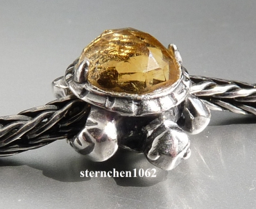 Preview: Trollbeads * Weisheit und Gelassenheit * 925 Silber/Citrin