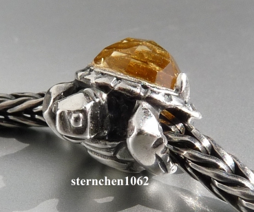Preview: Trollbeads * Weisheit und Gelassenheit * 925 Silber/Citrin