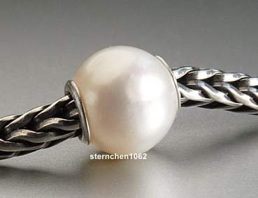 Original Trollbeads * Weiße Perle * 47