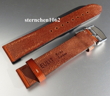 Barington * Lederband für Uhren * Uhrenarmband * Woodstock * goldbraun * 20 mm