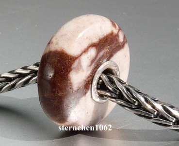Preview: Trollbeads * Summer Stones * Zebra Jaspis, rund * 01 * Limited Edition *