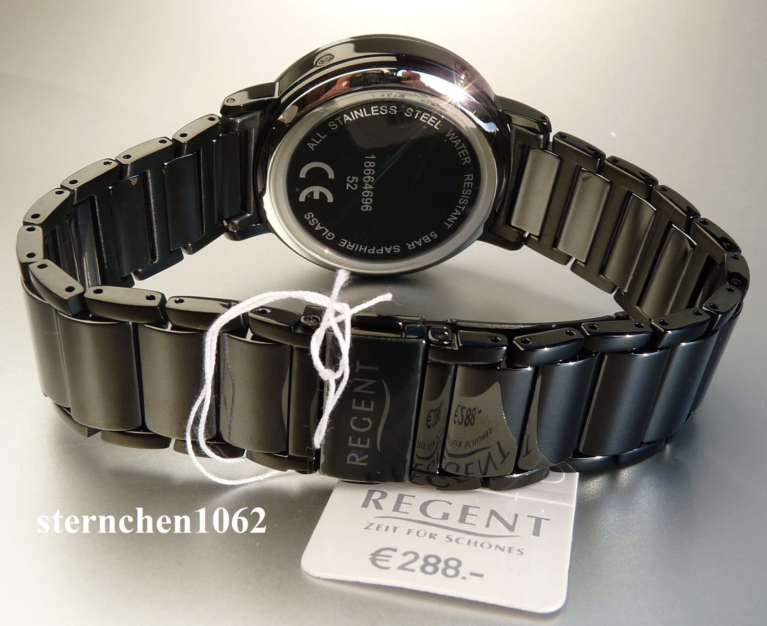Sternchen 1062 - Regent * Men's watch * 11030181/FR255 * Steel/Ceramics *