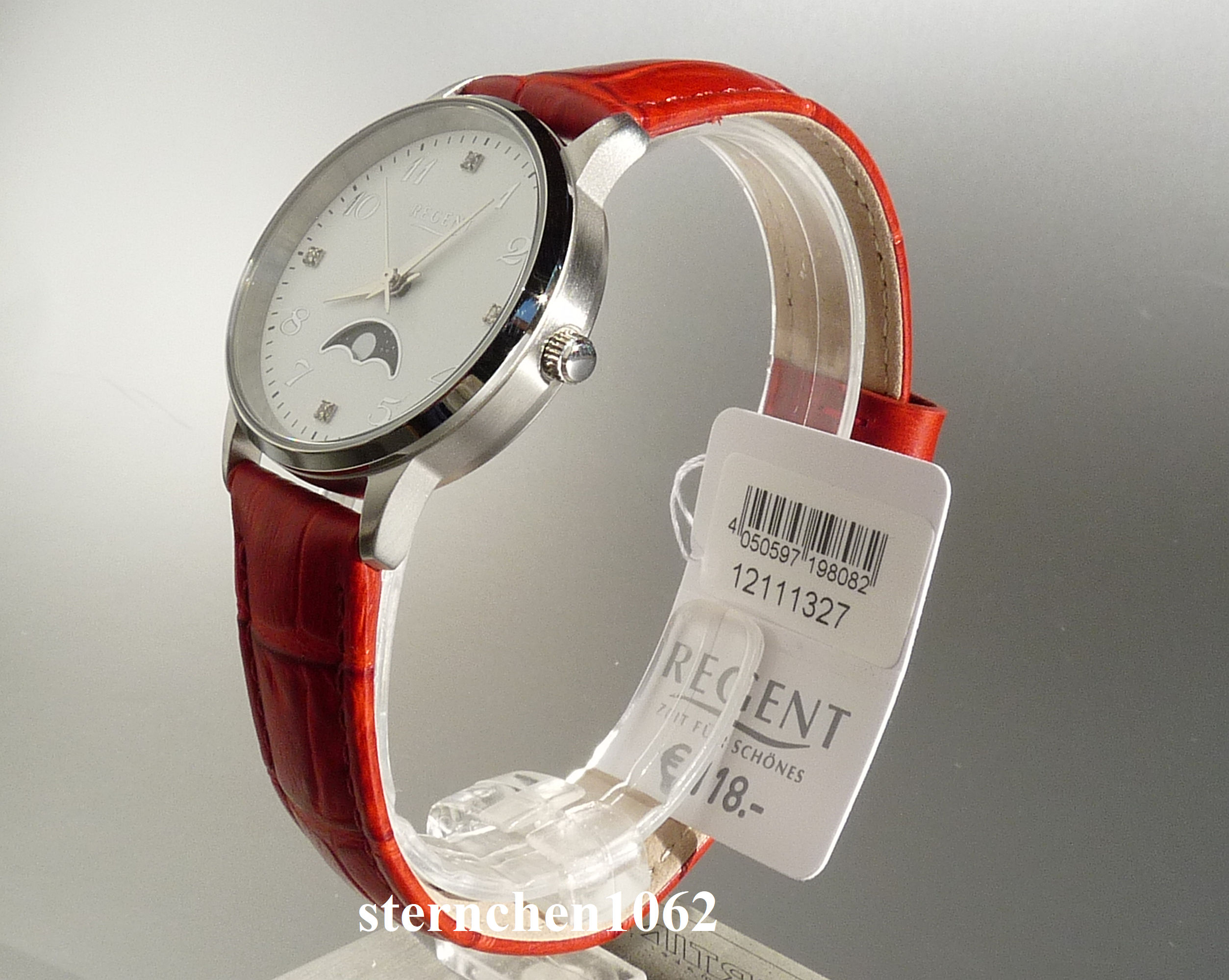 Sternchen 1062 - Regent * Damen-Armbanduhr * Edelstahl * Leder 
