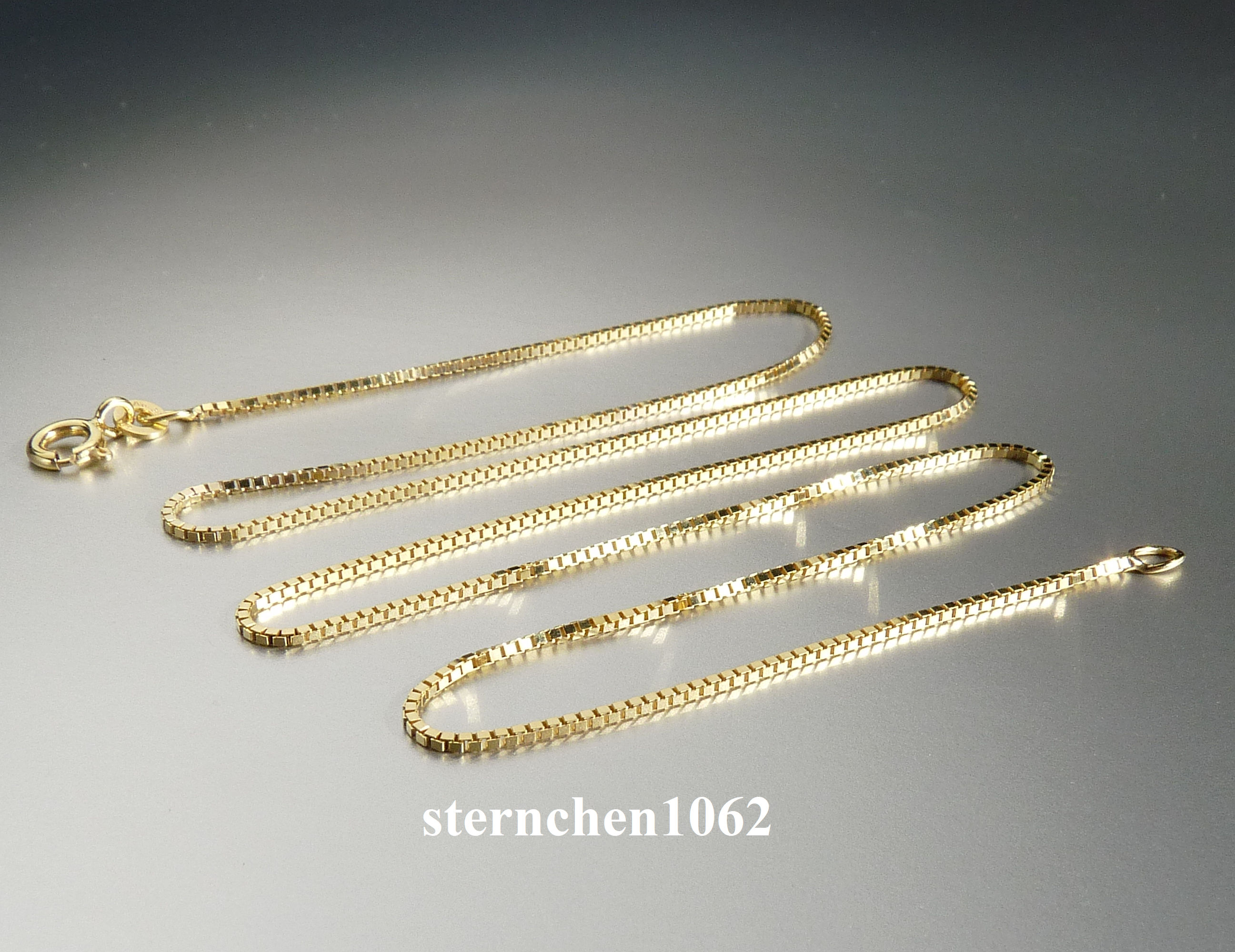 Depesche 11783-004 Halskette Aus Kleinen Links, Vergoldet, Variabel In Der Länge Tragbar (42 Cm + 5 Cm), Ideal Als Kleines Geschenk