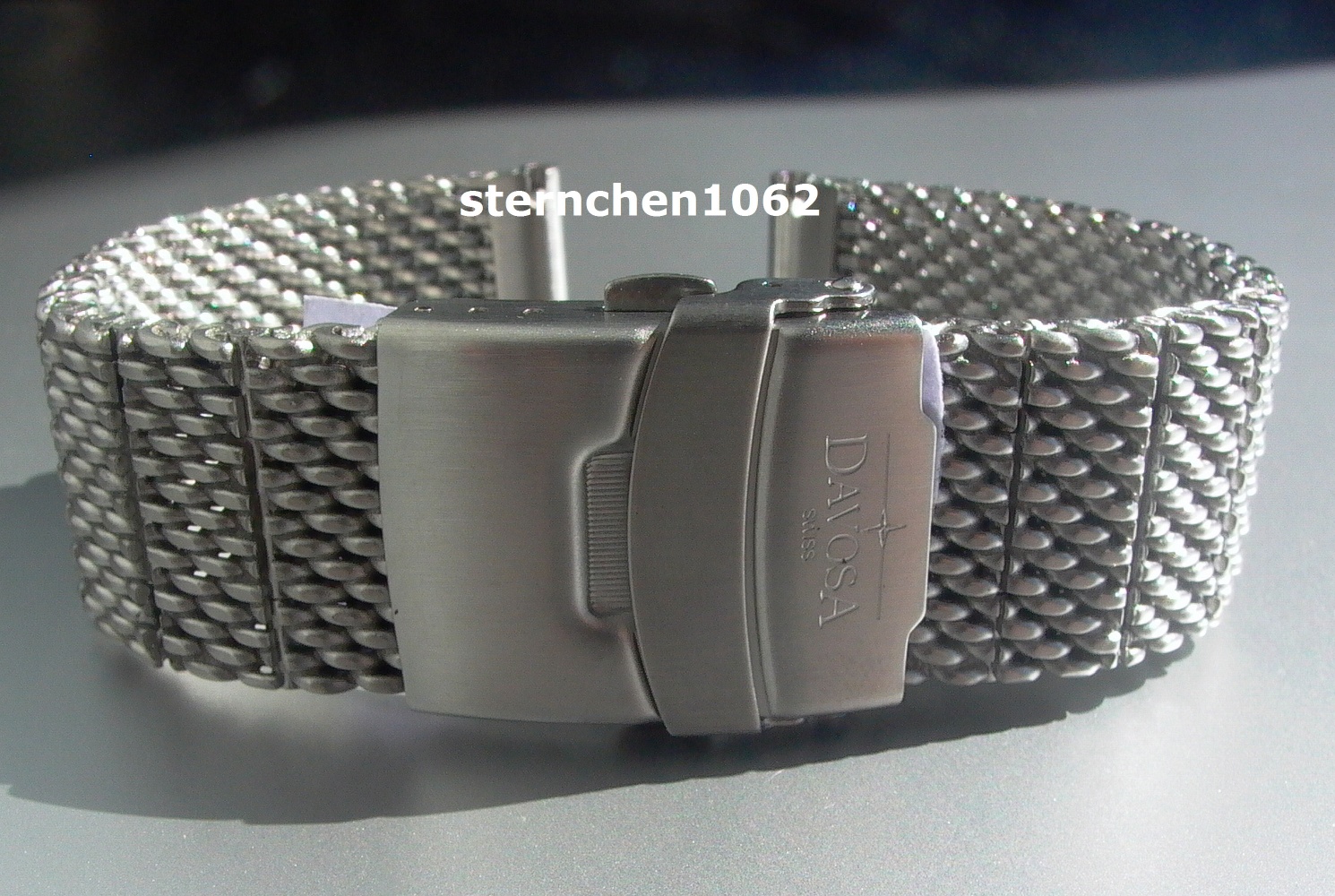 Sternchen 1062 - Davosa * Uhrenarmband * Edelstahl * Milanaise * 22 mm