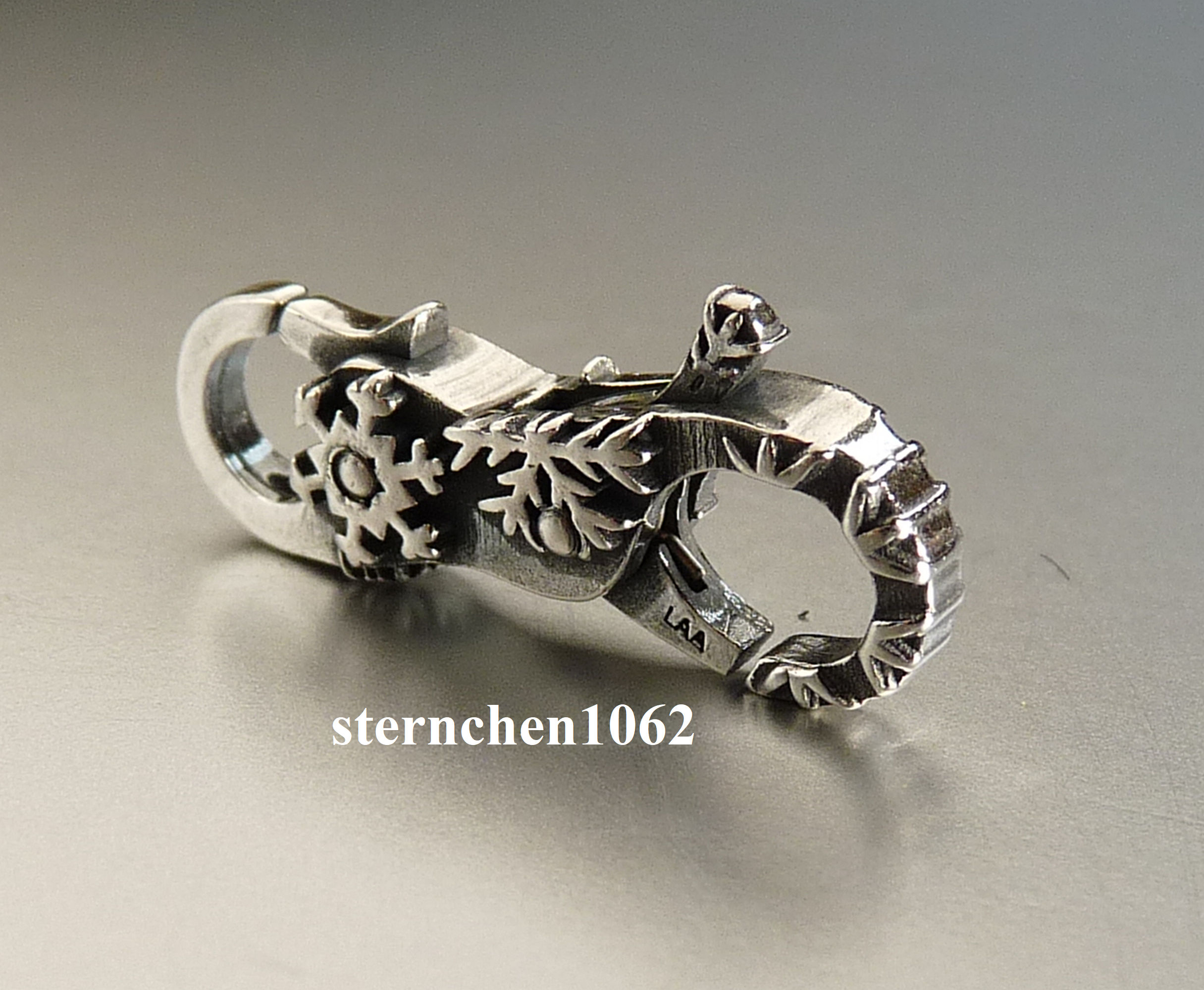 Trollbeads Damen-Schließe Lilien Verschluss 925 Silber - TAGLO-00049