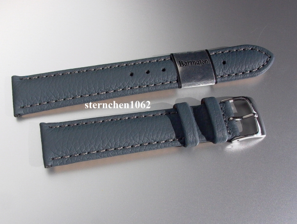 Barington * Lederband für Uhren * Uhrenarmband * Fancy * denim * 14 mm