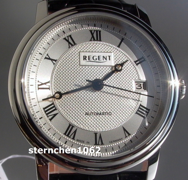 Regent * Stainless Steel leather * Automatic * 11050083 * Men's watch *