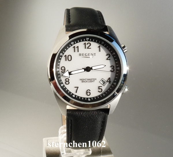 Regent * Men's watch * stainless steel * Leather * 11110930 * BA-772