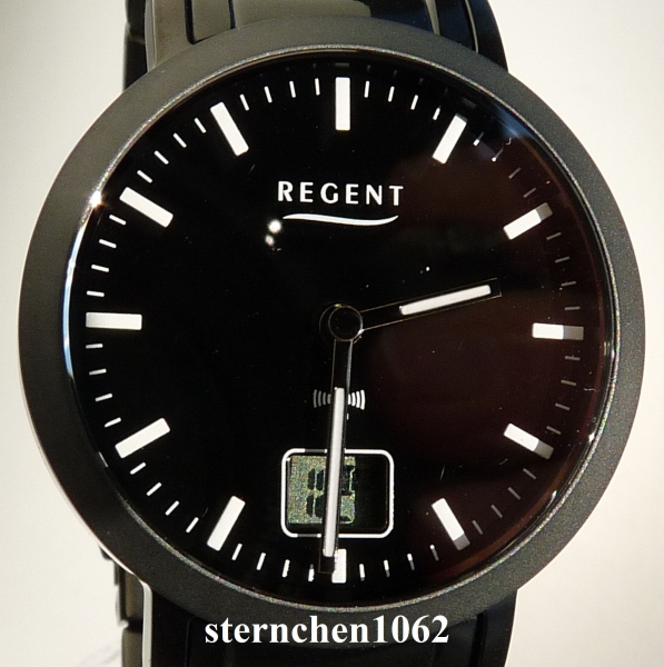 Regent * Ladies watch * 12030094/FR266 * Radio clock * Steel / Ceramics *