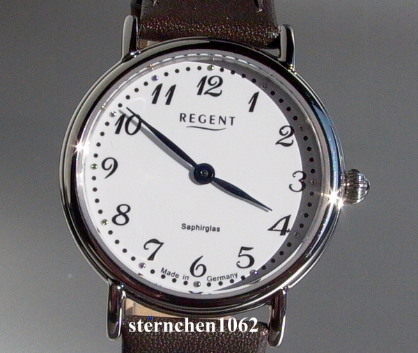 Regent * Stainless Steel * leather * Ref. 12111159 * Ladies watch *