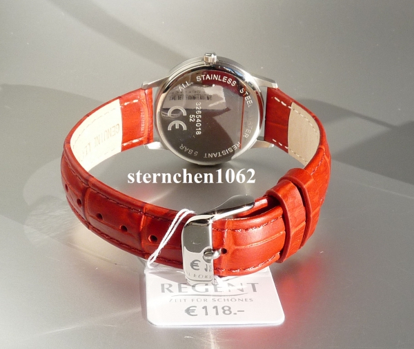 Sternchen 1062 - Regent * Damen-Armbanduhr * Edelstahl * Leder 