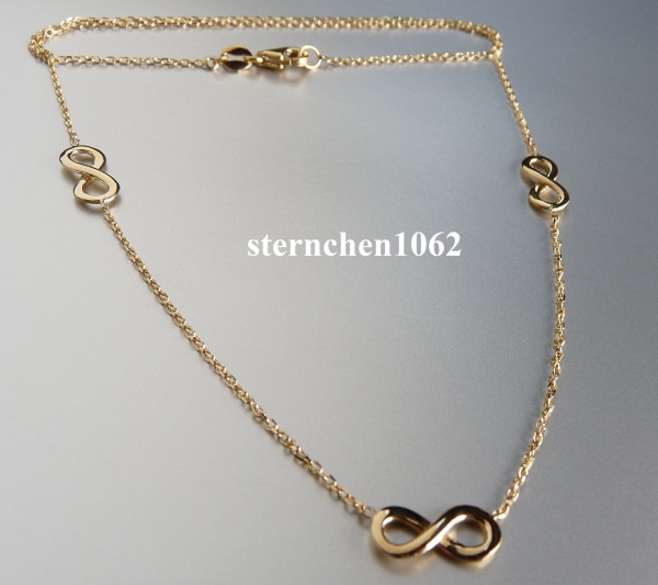 Necklace * chain with pendant * infinity * 585 gold * 43 cm