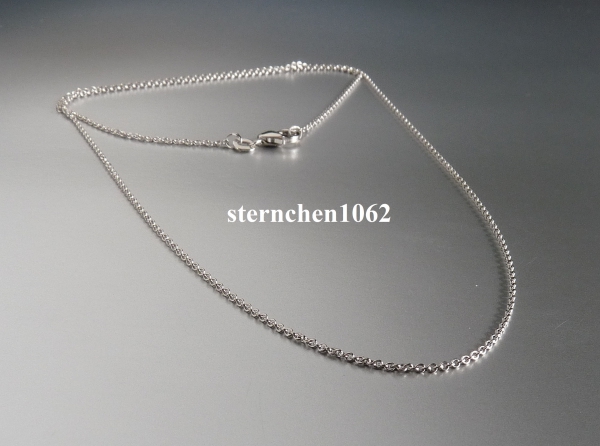 Necklace * 585 white gold * Anchor * 42 cm
