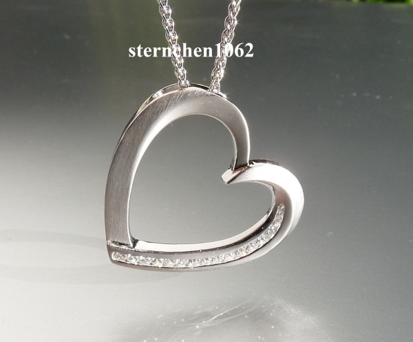Viventy Necklace with Heart Pendant * 925 Silver * Zirconia * 761012
