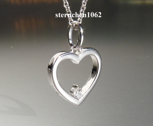 Viventy Necklace with Heart Pendant * 925 Silver * Zirconia * 784872