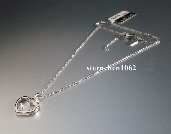 Viventy Necklace with Heart Pendant * 925 Silver * Zirconia * 784872